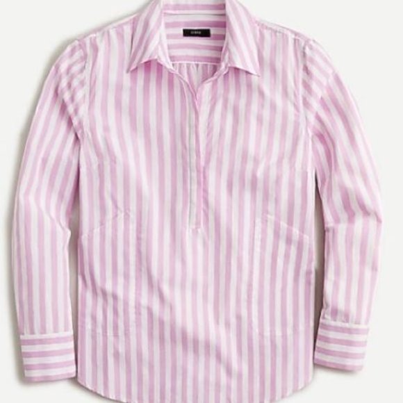 J. Crew Popover Tunic in Cabana Stripe - Picture 1 of 4